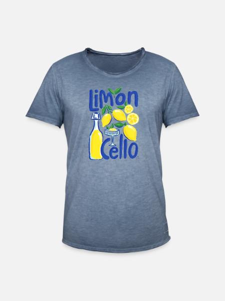 Design cool - T-shirt vintage Homme - vintage bleu jeans