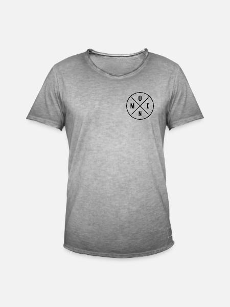 MOIN - Männer Vintage T-Shirt - Vintage Grau