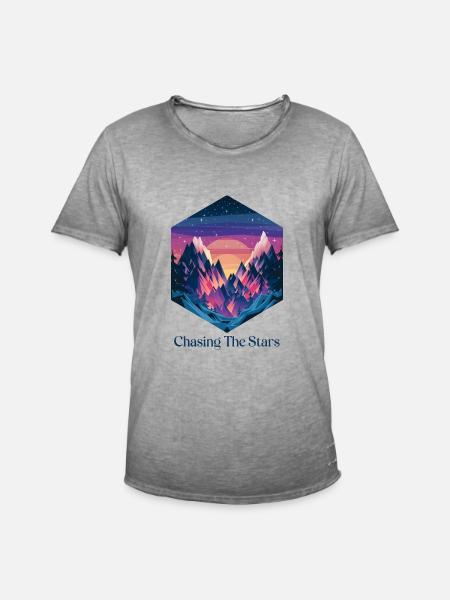 Chasing The Stars - Men's Vintage T-Shirt - vintage grey