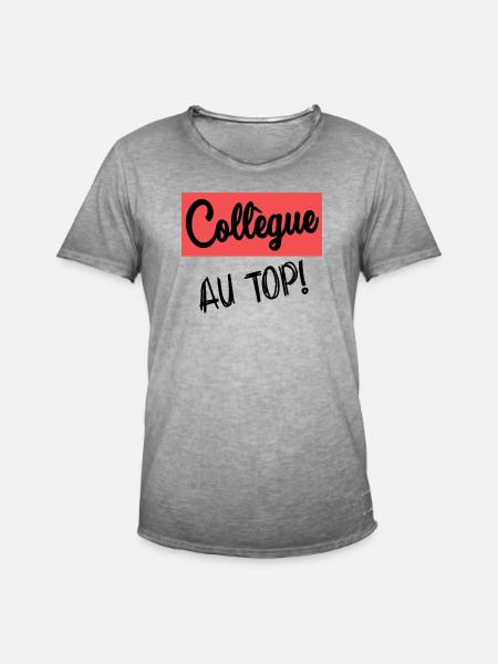 COLLEAGUE. START. RETIREMENT - Men's Vintage T-Shirt - vintage grey