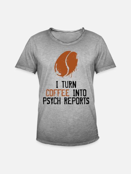 psychologist - Men's Vintage T-Shirt - vintage grey