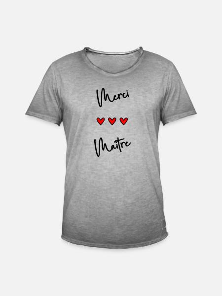 MASTER. MASTER - Men's Vintage T-Shirt - vintage grey