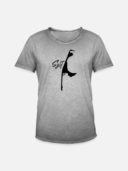 Insel Sylt - Männer Vintage T-Shirt - Vintage Grau