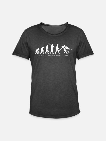 Wrestling - Men's Vintage T-Shirt - washed black