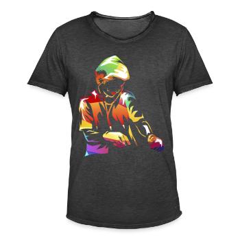 Umsichtige Anästhesistin Narkose - Männer Vintage T-Shirt - Vintage Schwarz - Vorne