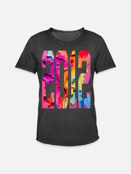 BUNT 14TH BIRTHDAY 2012 - Men's Vintage T-Shirt - washed black