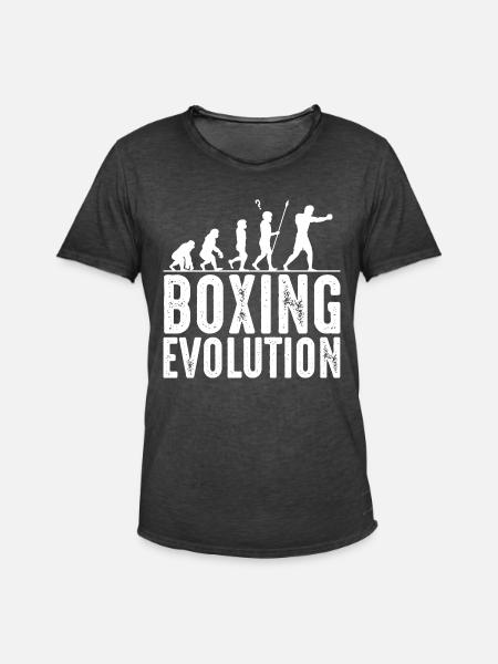 boxer - Men's Vintage T-Shirt - washed black