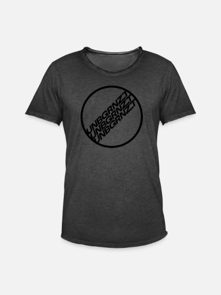 UNBGRNZT 2025 - Men's Vintage T-Shirt - washed black