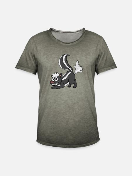 moufette - T-shirt vintage Homme - vintage kaki
