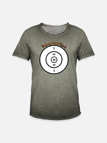 Bolognese Shit - Men's Vintage T-Shirt - vintage khaki