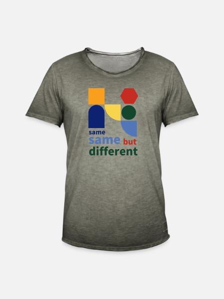 same same but different - Männer Vintage T-Shirt - Vintage Khaki