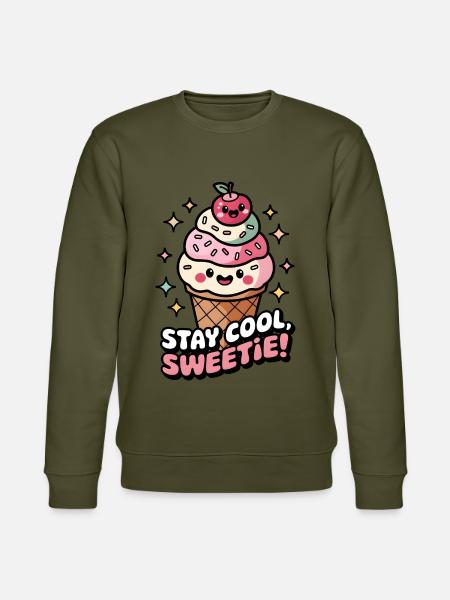 Stay Cool, Sweetie! - Stanley/Stella CHANGER Unisex Organic Sweatshirt - khaki