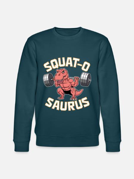 Squat-O Saurus - Stanley/Stella CHANGER Unisex Organic Sweatshirt - stargazer