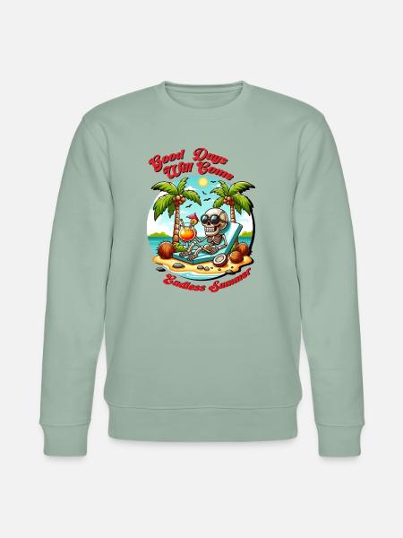 Summer good days - Stanley/Stella CHANGER Unisex Organic Sweatshirt - aloe