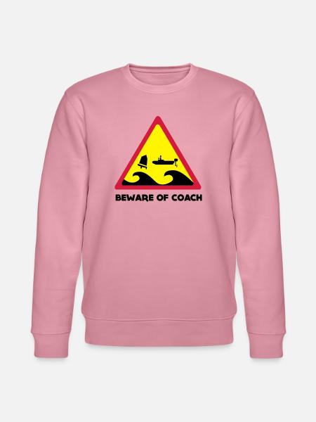 Beware Of Coach - Opti Edition - Stanley/Stella Unisex Bio-Sweatshirt CHANGER - Lila Traum