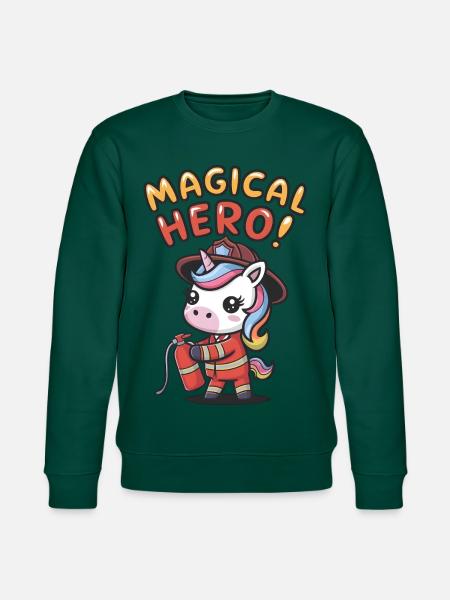 Magical Hero! - Stanley/Stella CHANGER Unisex Organic Sweatshirt - forest