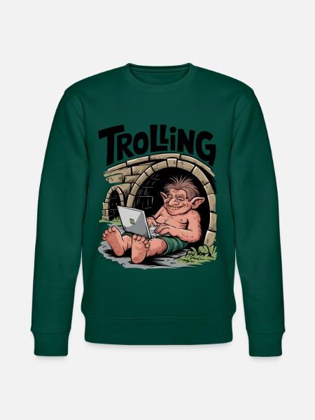 Trolling - Stanley/Stella CHANGER Unisex Organic Sweatshirt - forest