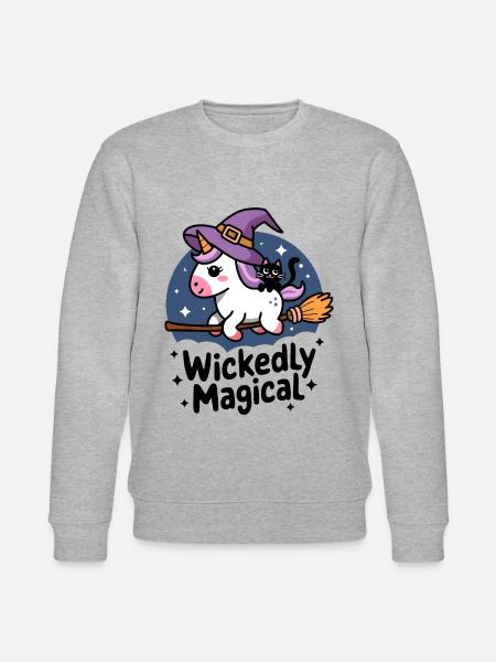 Wickedly Magical - Stanley/Stella CHANGER Unisex Organic Sweatshirt - heather grey