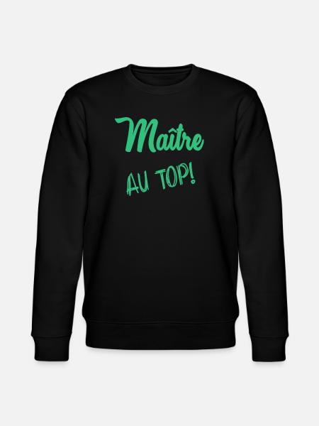 MASTER - Stanley/Stella CHANGER Unisex Organic Sweatshirt - black