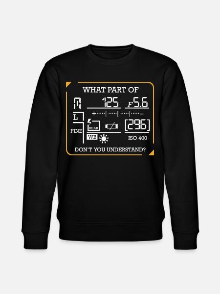 photographer - Stanley/Stella CHANGER Unisex Organic Sweatshirt - black
