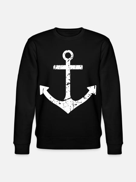 anchor - Stanley/Stella CHANGER Unisex Organic Sweatshirt - black