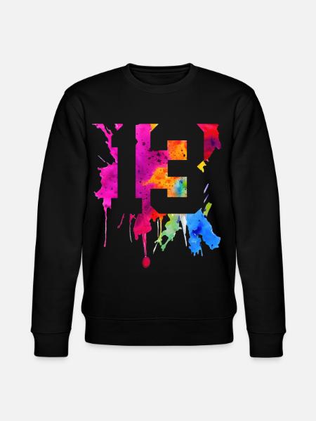 13 ANS 13E ANNIVERSAIRE - Sweat bio CHANGER Stanley/Stella Unisexe - noir