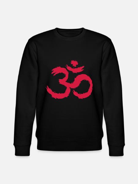 Om symbool hindoeïsme - Stanley/Stella Uniseks bio-sweatshirt CHANGER  - zwart
