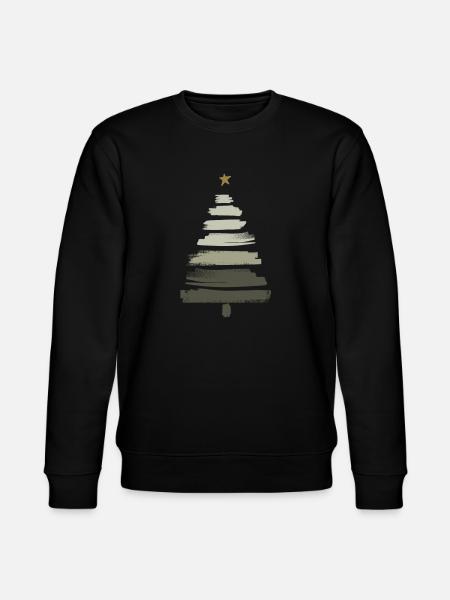 Christmas Tree - Stanley/Stella CHANGER Unisex Organic Sweatshirt - black