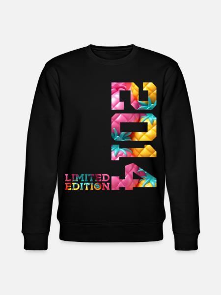 12TH BIRTHDAY LIMITED EDITION 2014 - Stanley/Stella CHANGER Unisex Organic Sweatshirt - black