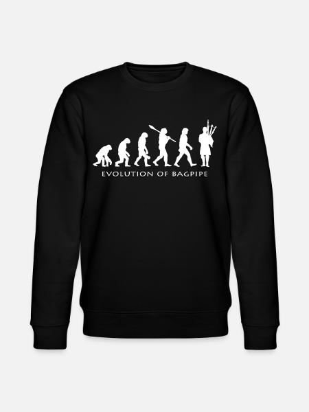 bagpipes - Stanley/Stella CHANGER Unisex Organic Sweatshirt - black