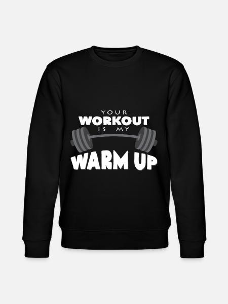 dumbbell - Stanley/Stella CHANGER Unisex Organic Sweatshirt - black