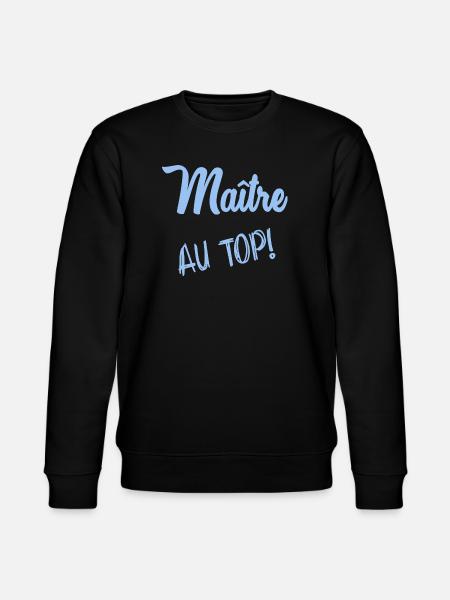 MASTER. MASTER - Stanley/Stella CHANGER Unisex Organic Sweatshirt - black