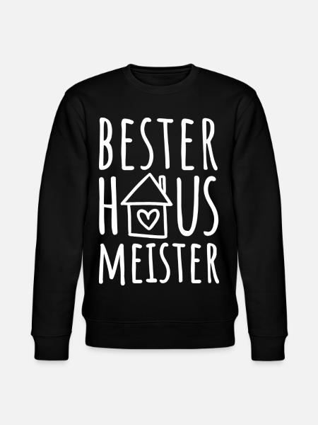 Bester Hausmeister - Stanley/Stella Unisex Bio-Sweatshirt CHANGER  - Schwarz