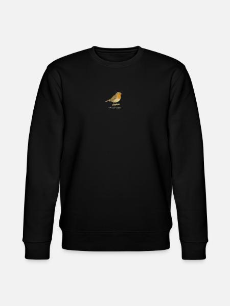 Rotkehlchen - Stanley/Stella Unisex Bio-Sweatshirt CHANGER  - Schwarz