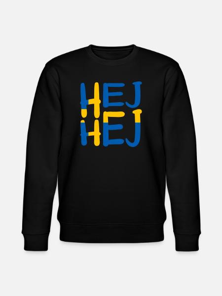 HEJ HEJ SWEDEN - Stanley/Stella CHANGER Unisex Organic Sweatshirt - black