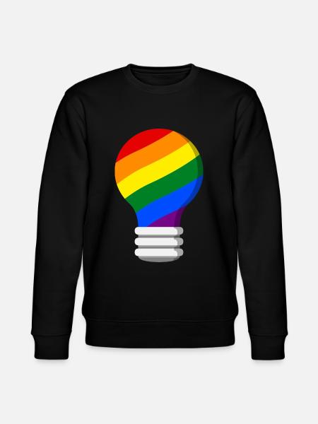 Gay Pride - Stanley/Stella CHANGER Unisex Organic Sweatshirt - black