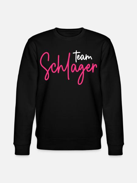 Team Schlager - Stanley/Stella Unisex Bio-Sweatshirt CHANGER  - Schwarz