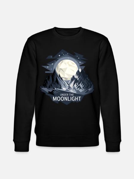Under The Moonlight - Stanley/Stella CHANGER Unisex Organic Sweatshirt - black