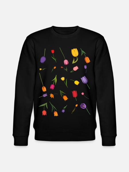 Fleur - Sweat bio CHANGER Stanley/Stella Unisexe - noir