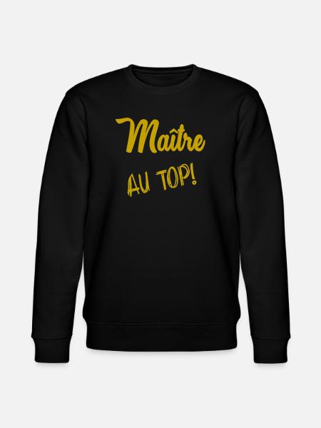 MASTER. MASTER - Stanley/Stella CHANGER Unisex Organic Sweatshirt - black