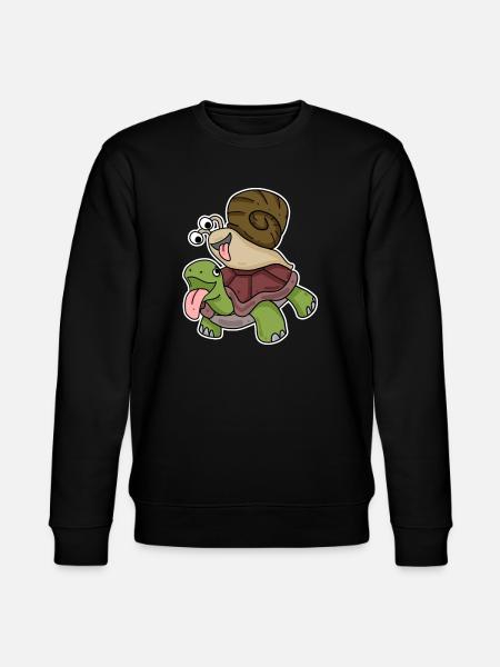 Tortue et escargot - Sweat bio CHANGER Stanley/Stella Unisexe - noir