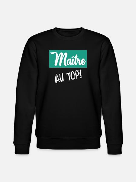 MASTER. MASTER - Stanley/Stella CHANGER Unisex Organic Sweatshirt - black