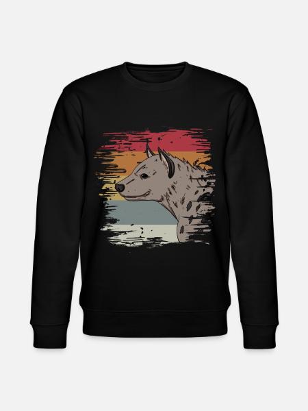 Hyäne - Stanley/Stella Unisex Bio-Sweatshirt CHANGER  - Schwarz