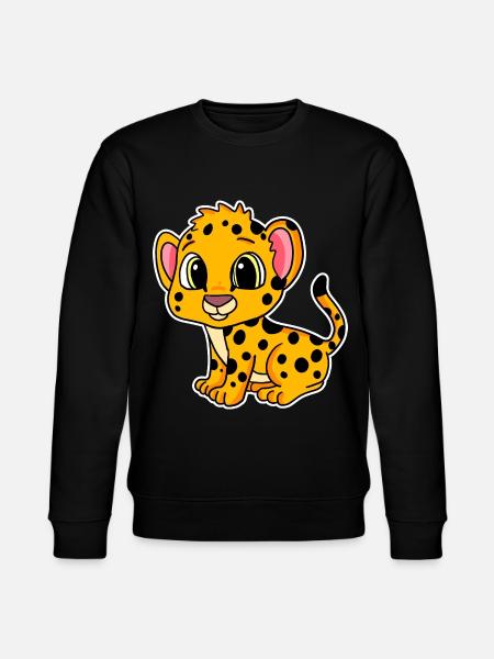 Bébé guépard - Sweat bio CHANGER Stanley/Stella Unisexe - noir