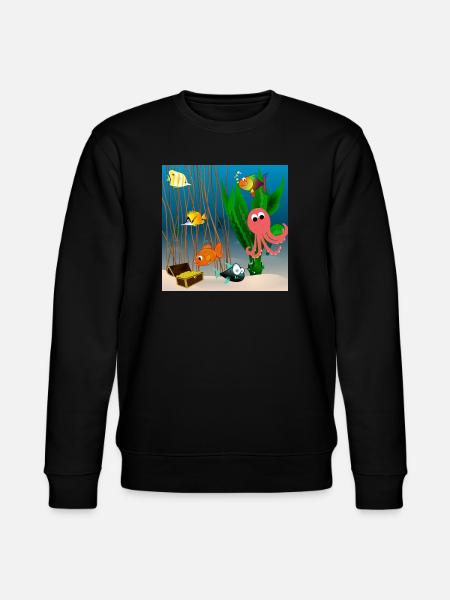 Marine life - Stanley/Stella CHANGER Unisex Organic Sweatshirt - black