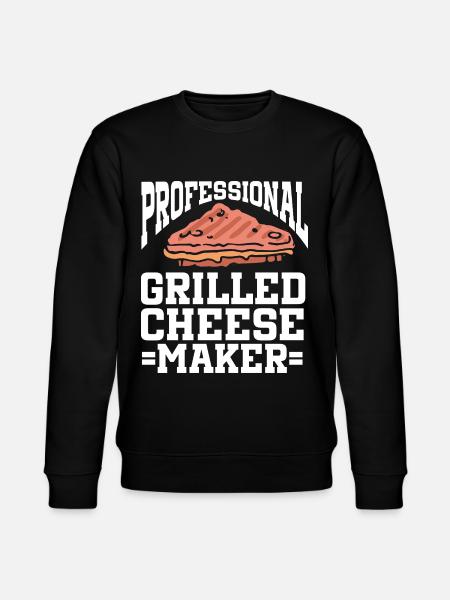 Cheese Making Cheese Lover - Stanley/Stella CHANGER Unisex Organic Sweatshirt - black