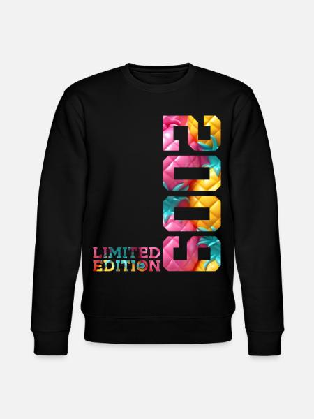 17TH BIRTHDAY LIMITED EDITION 2009 - Stanley/Stella CHANGER Unisex Organic Sweatshirt - black