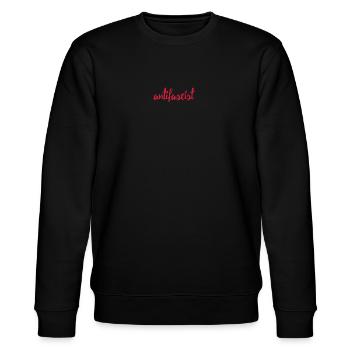 Always Antifascist - Stanley/Stella Unisex Bio-Sweatshirt CHANGER  - Schwarz - Vorne - Nik (191cm) & Marisol (170cm)