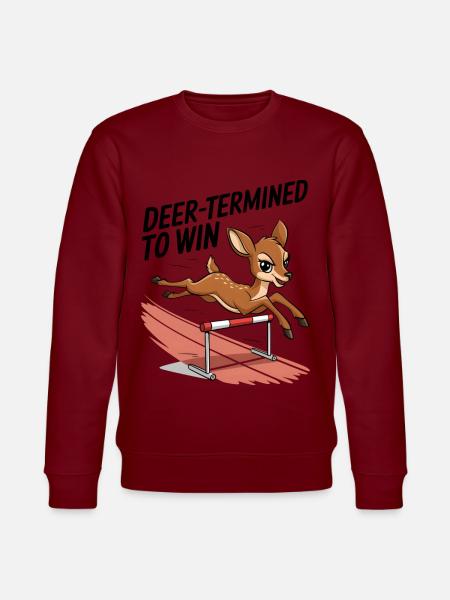 Deer-Termined pour gagner - Sweat bio CHANGER Stanley/Stella Unisexe - bordeaux