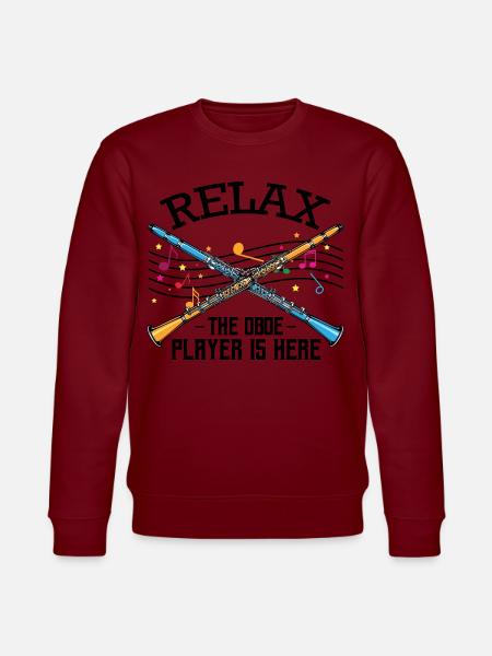 hautbois - Sweat bio CHANGER Stanley/Stella Unisexe - bordeaux